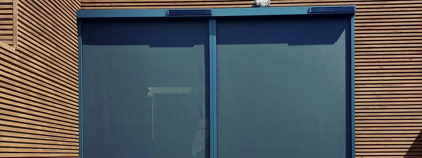 Screens op zonne-energie, solar screens, screendoek, extra privacy moderne uitstraling