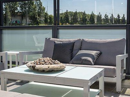 Windscherm Pare vent V745 Luderitz Antracietstructuur 04