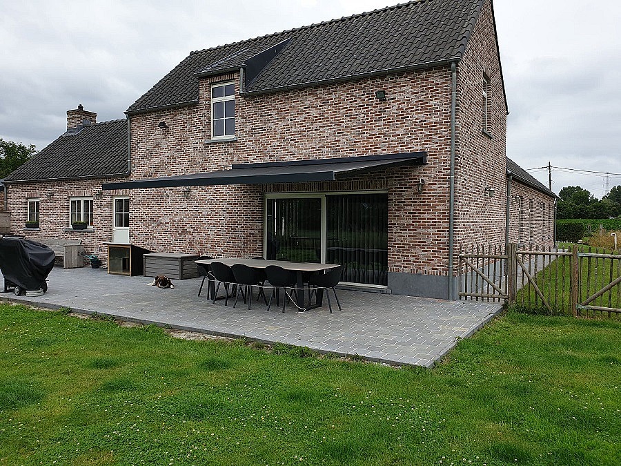 Knikarmscherm luifel Verano