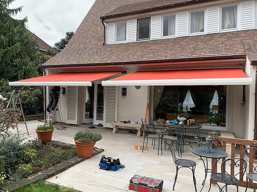 Zonneluifel knikarmscherm Verano